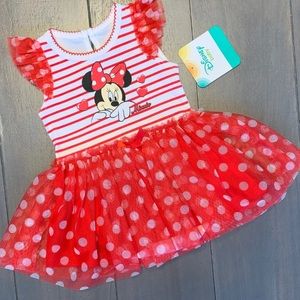 3-6M Minnie Mouse Baby Girl Dress